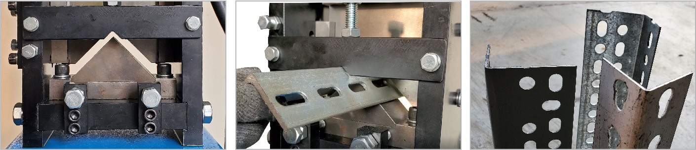 Angle iron / steel punching machines